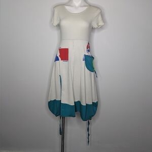 Catherine Doll Repurposed Upcycle Sustainable One Of A Kind Dress XS/S